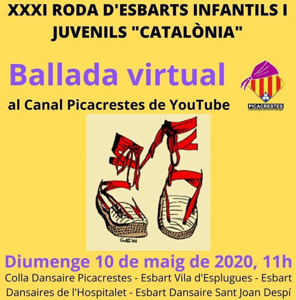 Imatge pels mitjans: Ballada virtual de la Roda d'Esbarts de la Colla dels Picacrestes
