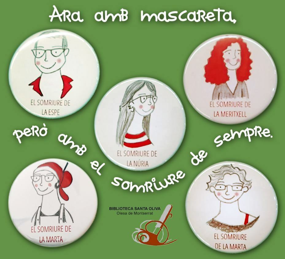 Imatge pels mitjans: La Biblioteca d'Olesa obre amb servei i horari reduïts