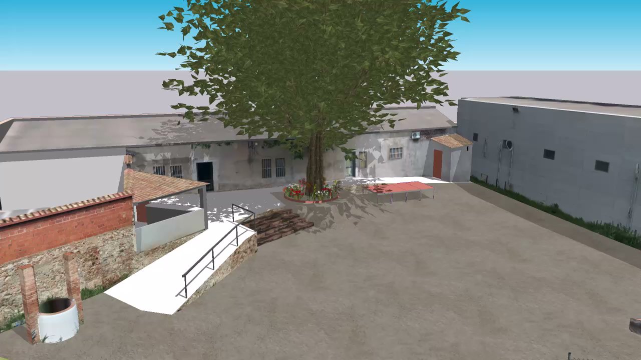 Imatge pels mitjans: Acondicionar el pati dels xalets 