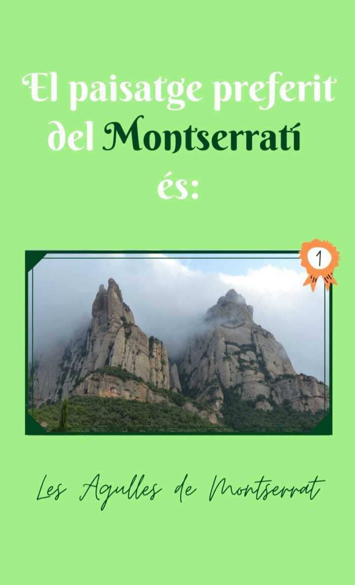 Imatge pels mitjans: Les Agulles de Montserrat. El paisatge favorit del Montserratí
