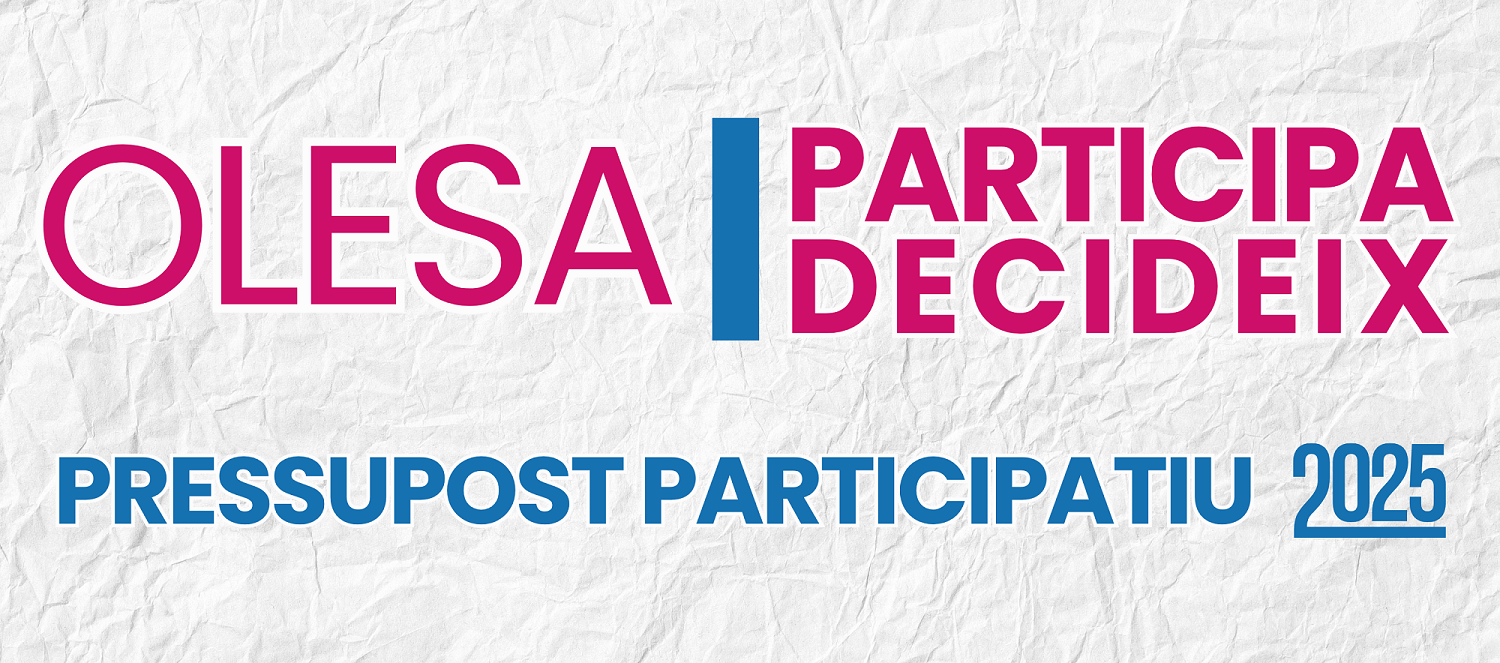 Imatge pels mitjans: Pressupost participatiu 2025