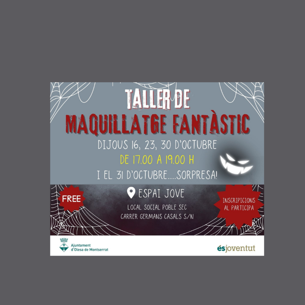 Taller de maquillatge 2025 