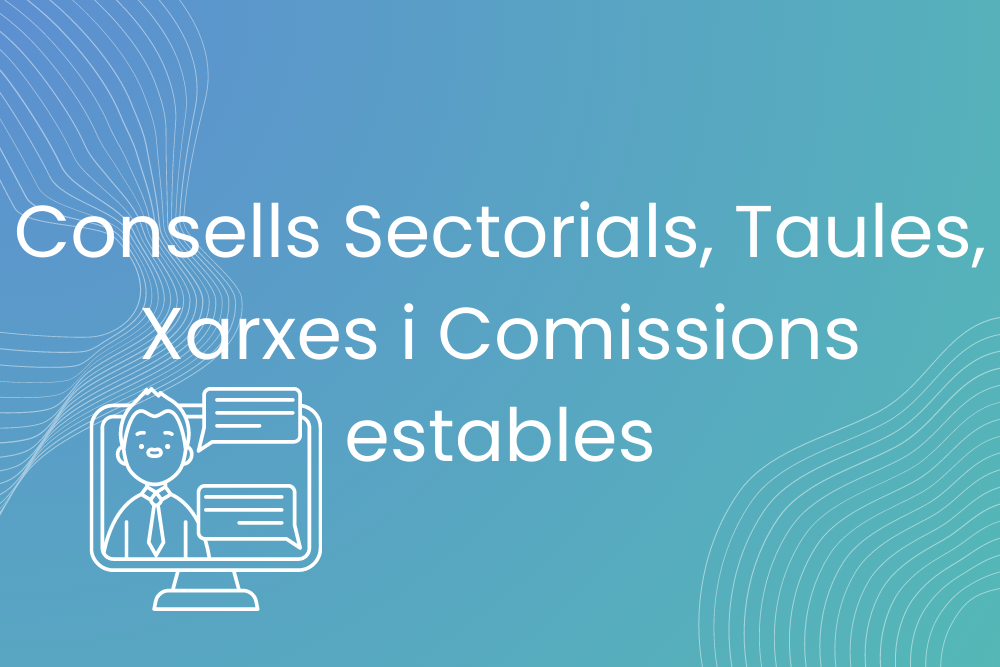 Imatge pels mitjans: CONSELLS, TAULES, XARXES I COMISSIONS ESTABLES