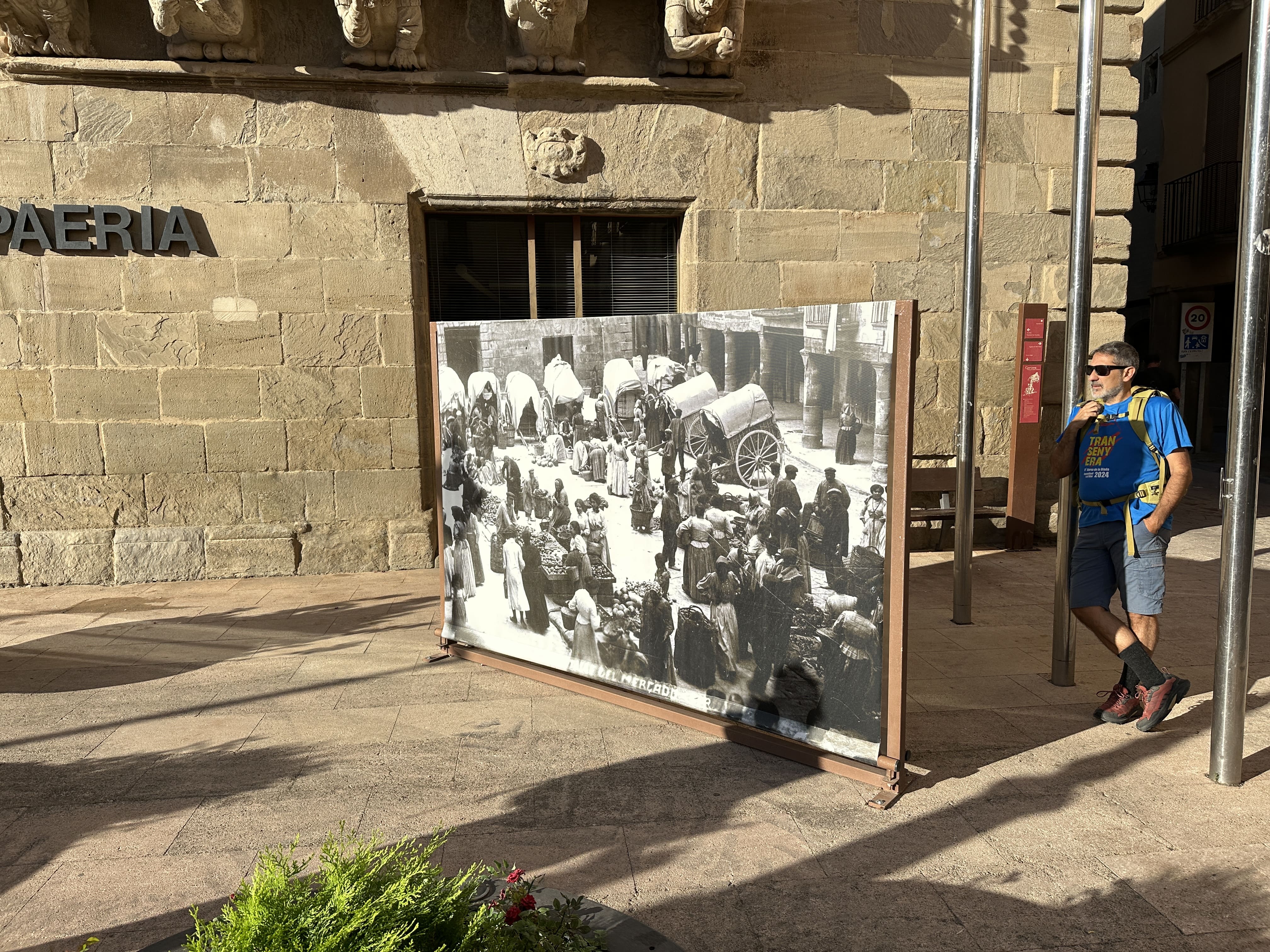 Imatge pels mitjans: L&#39;Olesa d&#39;abans al carrer (museu permanent al carrer)