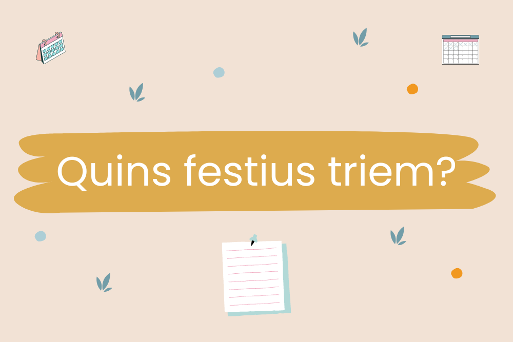 Imatge pels mitjans: QUINS DIES FESTIUS TRIEM PER L&#39;ANY 2023?
