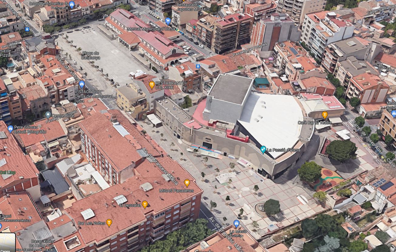 Imatge pels mitjans: Incrementar zones verdes en places dures del nucli urbà