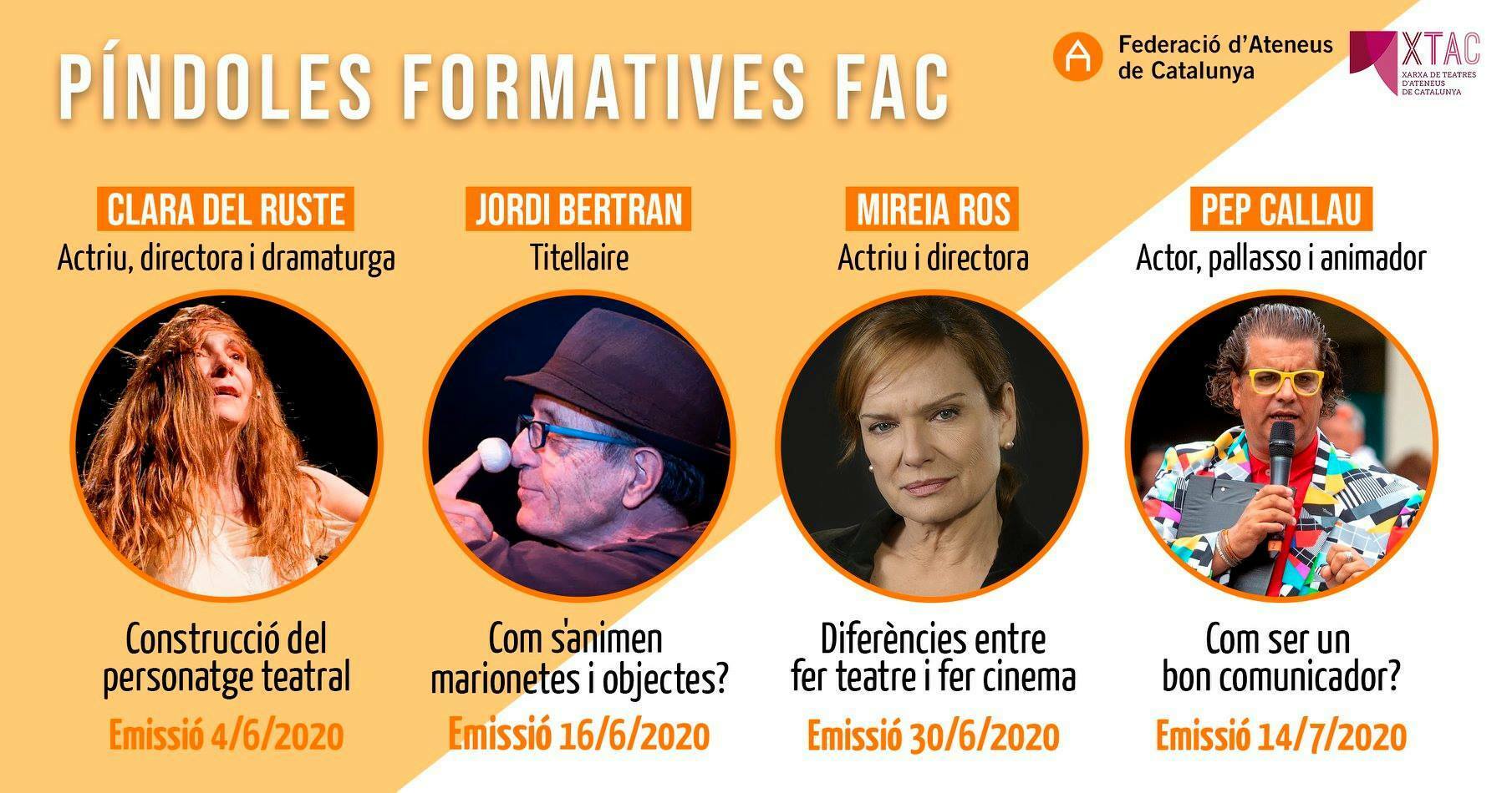 Imatge pels mitjans: Píndoles formatives des de la FAC i XTAC