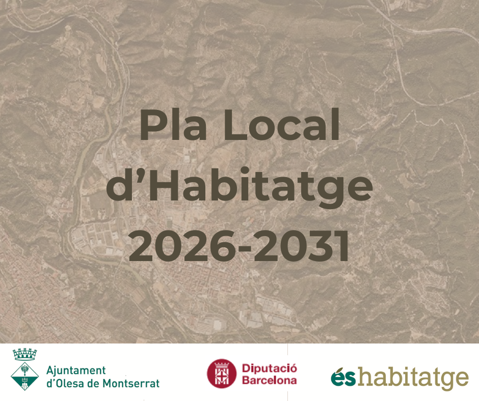 Imatge pels mitjans: Pla Local d'Habitatge 2026-2031