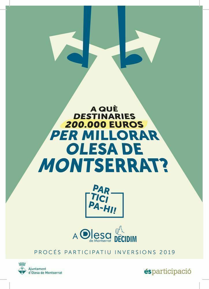 Imatge pels mitjans: Pressupost participatiu d&#39;Inversions 2019