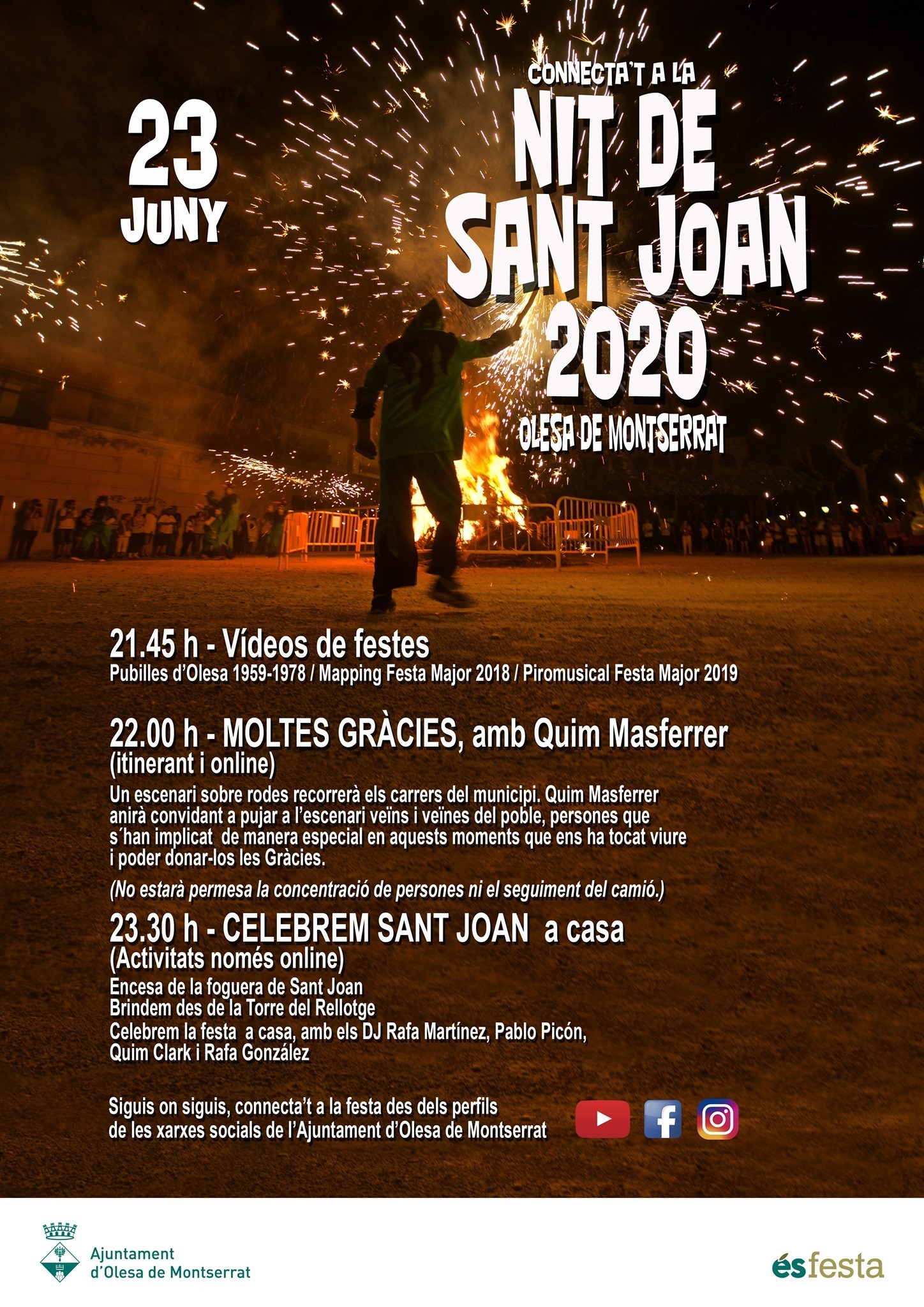 Imatge pels mitjans: Nit de Sant Joan 2020