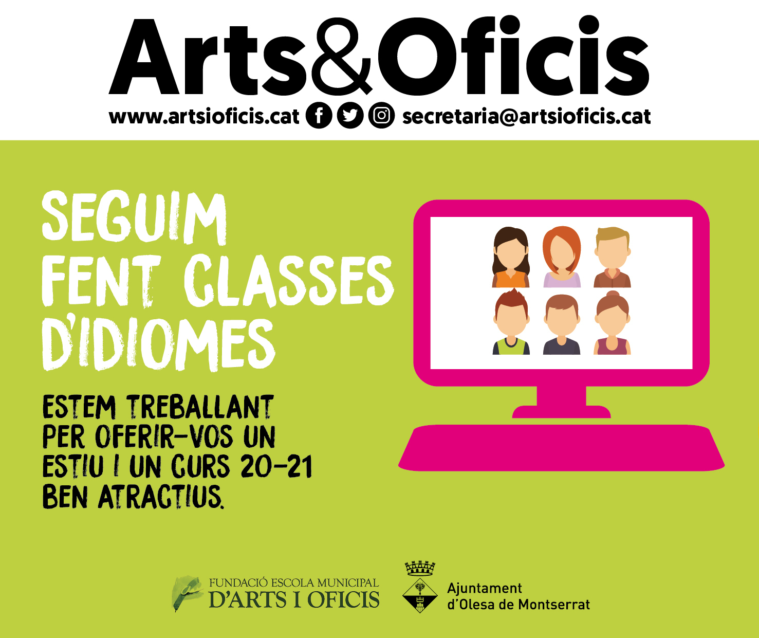 Imatge pels mitjans: Cursos d'estiu de l'Escola d'Arts i Oficis