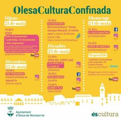 Cartell Cultura Confinada