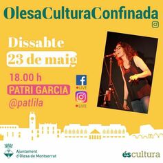 Nou concert de Patri García a l'Olesa Cultura Confinada