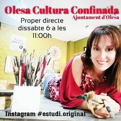 Nova proposta d'Eva Fernández per l'Olesa Cultura Confinada